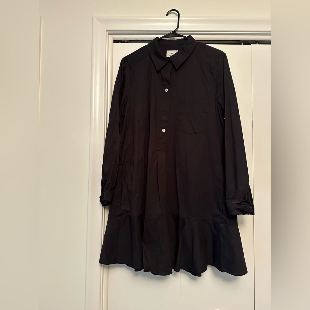 Tuckernuck Callahan Black Shirt Dress